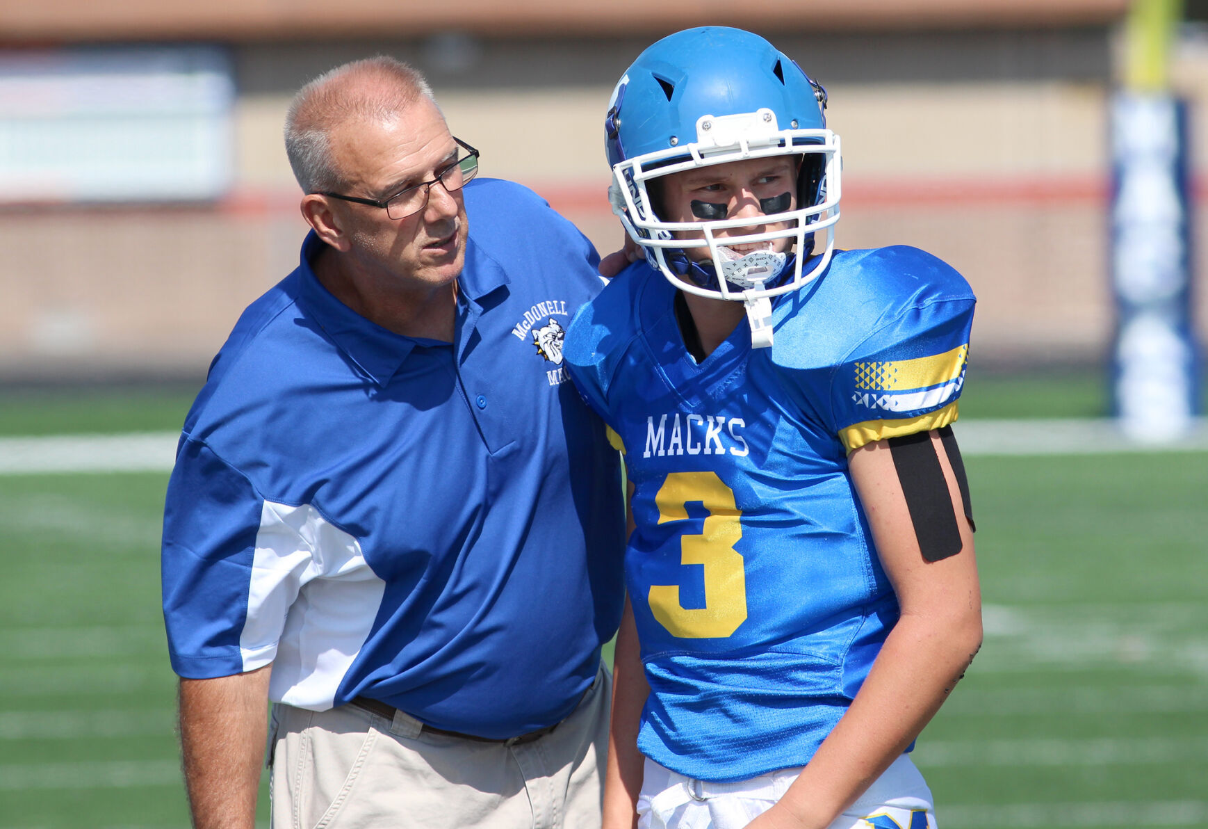 Bruce at McDonell football 9-17-22